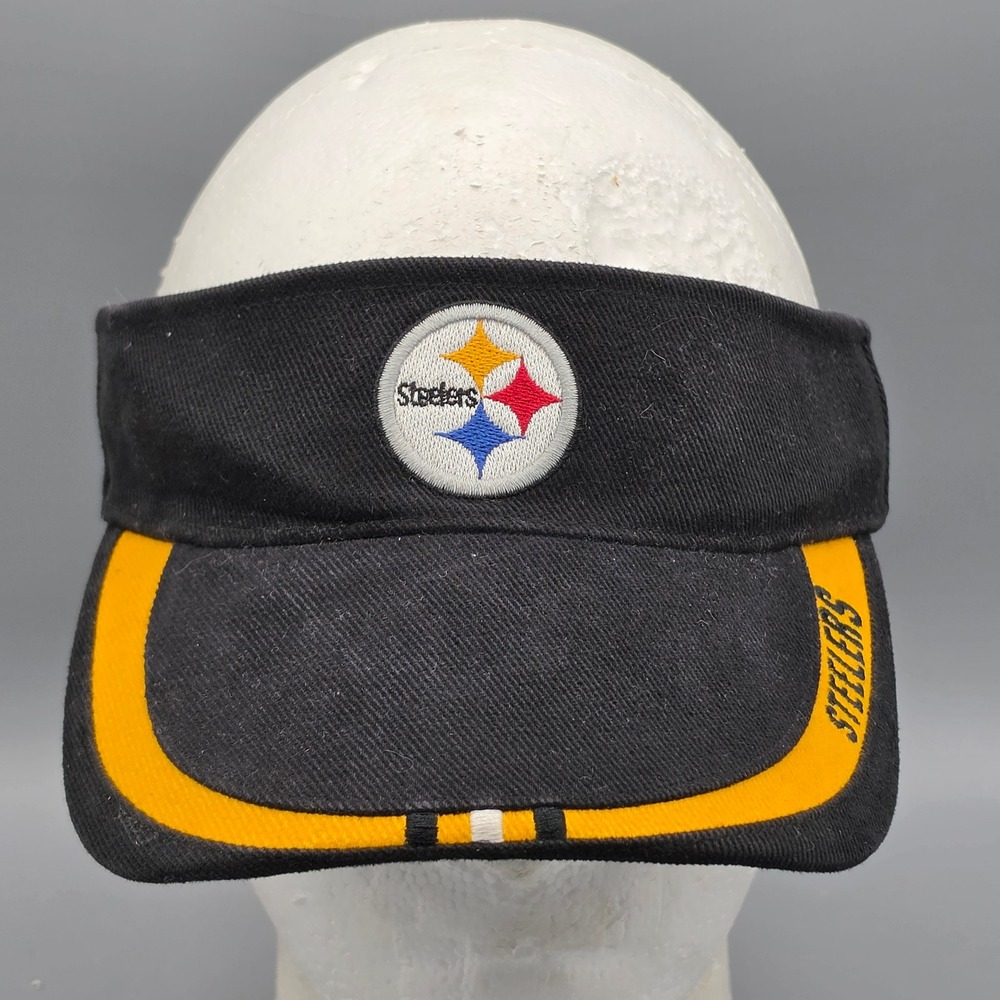 Adidas Visor Mens OSFM Black Pittsburgh Steelers NFL Football Adjustable Hat